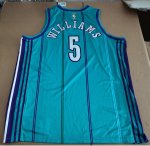 Maillot de Basket #5 Williams Charlotte Hornets 23-24 retro Vert